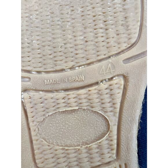 Viscata espadrille flats size 44 navy Canvas Slip on - Picture 9 of 9